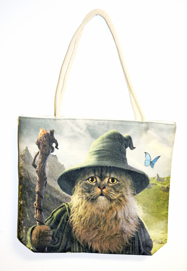 Catdalf Techno Jute Tote Bag